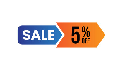 Colorful sale tags display a variety of discount. Perfect for marketing promotions, retail sales events, and attracting customer attention to discounts.