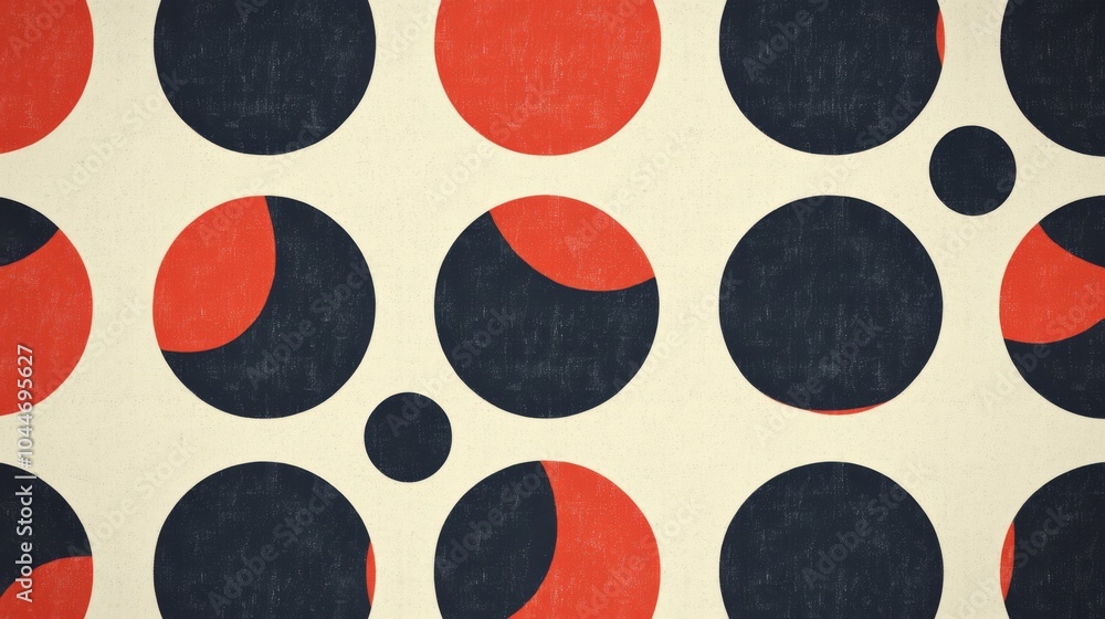 Poster retro high contrast pattern background design