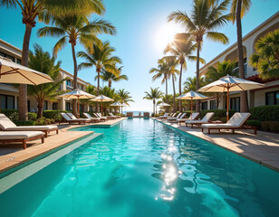 Tropical Pool Paradise.