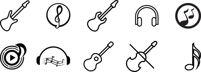 Music icon collection.eps