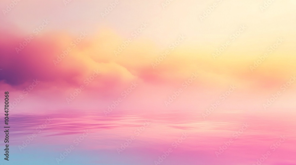 Poster soft diffused background with blended hues and colors