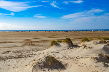 an extraordinary, beautiful, drivable beach in Rømø Denmark