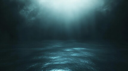 Soft Focus Minimalist Ocean with Gentle Lighting