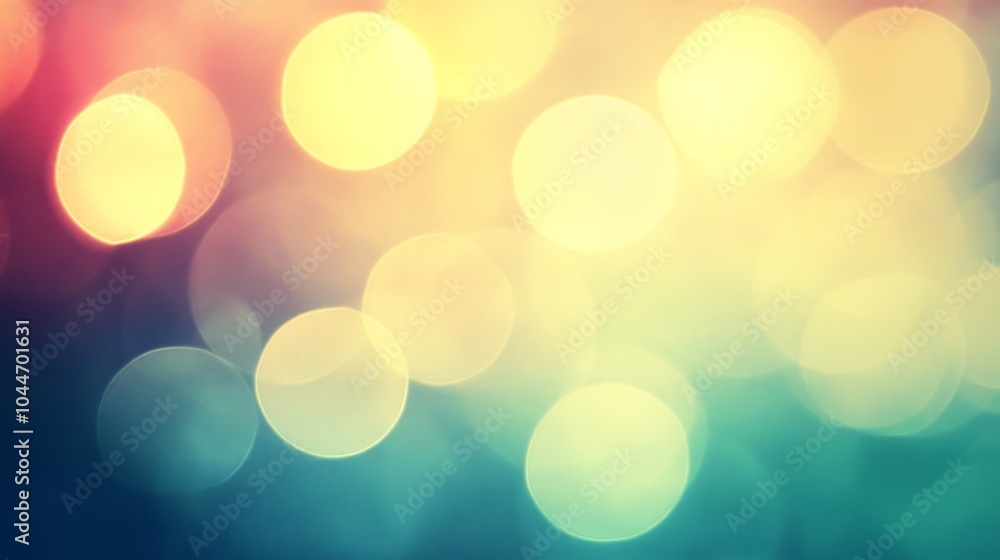 Poster soft focus patterns with subtle lighting inspiration
