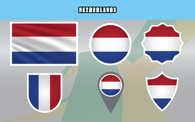 Capture the essence of the Netherlands with this detailed vector flag design. Perfect for use in cultural initiatives, international themes, or any creative project celebrating Dutch pride.