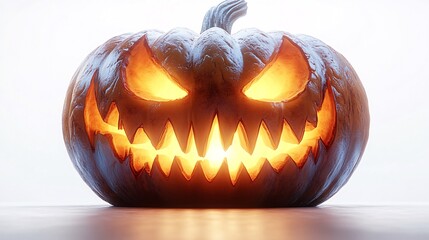 Classic Halloween Pumpkin with Shining Light Effects