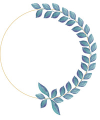 FRAME FLORAL WATERCOLOR BACKGROUND ABSTRACT