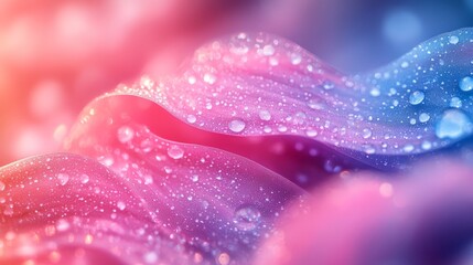 Blue and Pink Gradient Abstract Blur for Minimalist Background Design