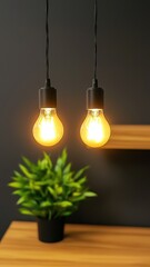 Dimmable LED hanging lights: Ideal for setting the perfect mood during festive celebrations and gatherings.