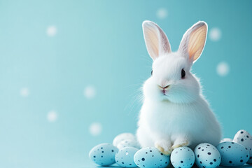 elegant minimalistic modern easter bunny wallpaper design for your home