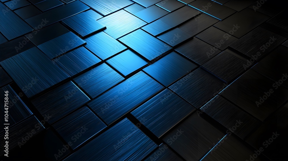 Poster abstract blue and black are light pattern with the gradient is the with floor wall metal texture sof