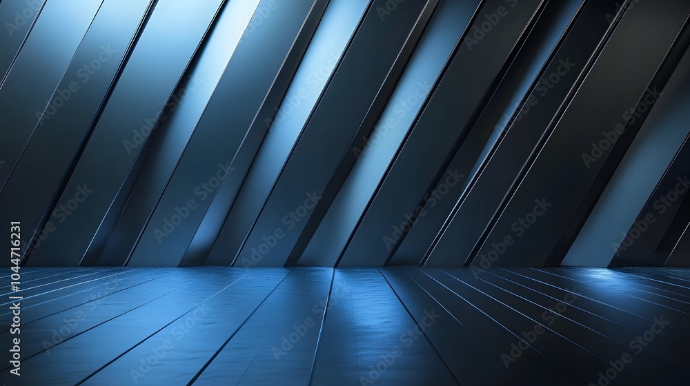 Poster abstract blue and black are light pattern with the gradient is the with floor wall metal texture sof
