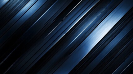 Obraz premium abstract blue and black are light pattern with the gradient is the with floor wall metal texture soft tech diagonal background black dark clean modern.