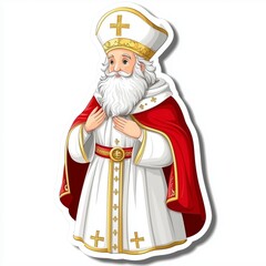 Festive Spirit: A Priest in Christmas Attire 15 of 103