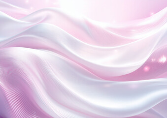 薄紫のウェーブ背景