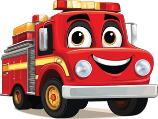 fire truck cartoon
