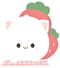 Cat (meow) and berry bliss