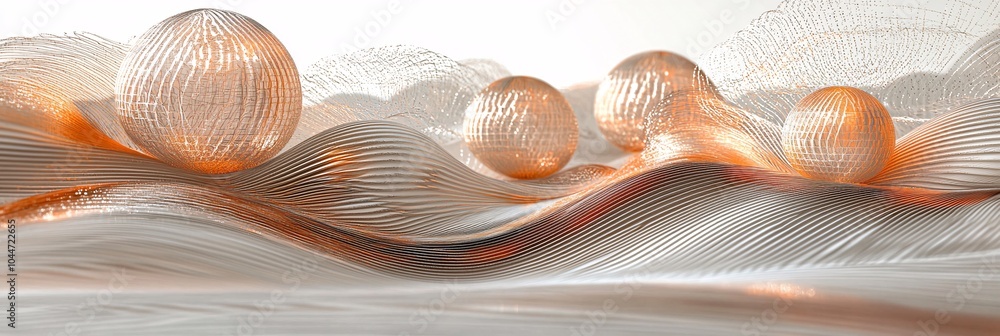 Poster clean minimalist snake design flowing between soft geometric shapes and glowing festive chinese lant