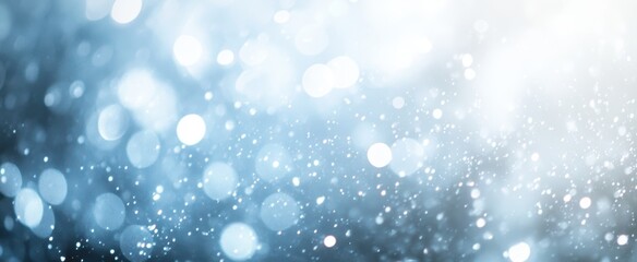 The Blue Sparkling Background