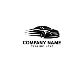 Fototapeta premium Vector car speed logo design. Speed racing car logo. Automotive logo. Fast car logo. Sports car logo