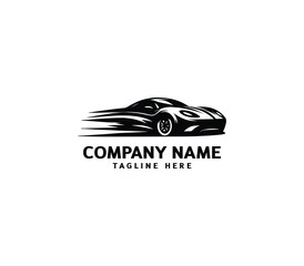 Vector car speed logo design. Speed racing car logo. Automotive logo. Fast car logo. Sports car logo