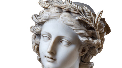 Renaissance Statue, Demeter from Greek Mythology, also known as Ceres in Roman Mythology. She is the goddess of agriculture, harvest, and fertility.