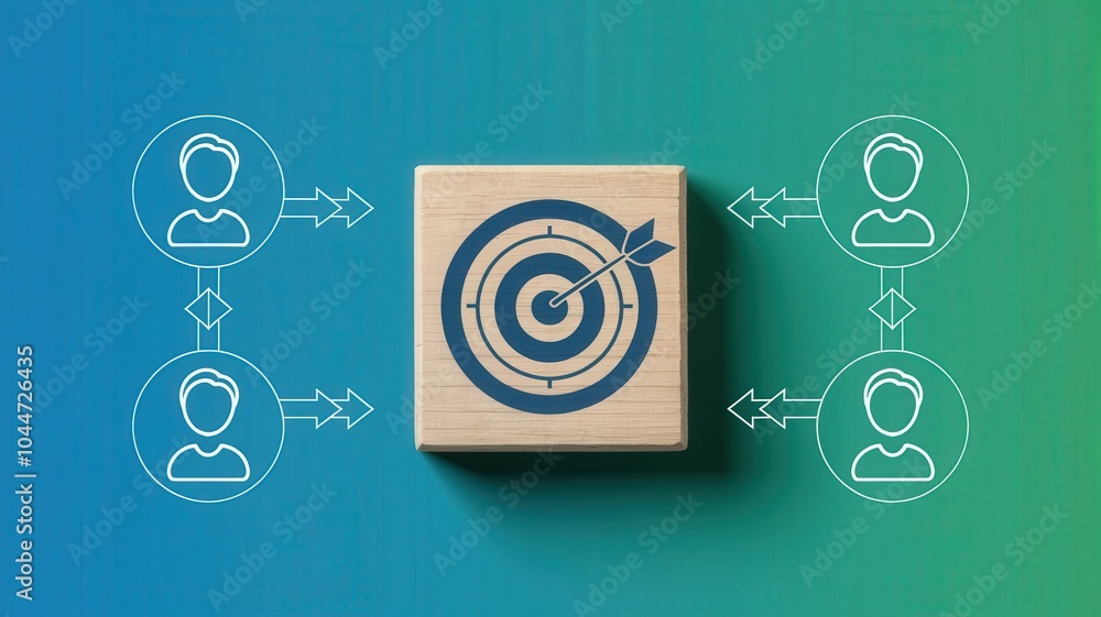 Poster strategies for effective team collaboration and target achievement in business settings through enha