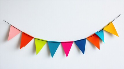 Obraz premium The Colorful Party Flags