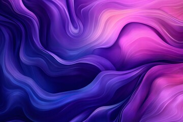 Obraz premium Abstract Swirling Waves in Vibrant Purple and Pink Hues