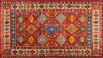 Vibrant Moroccan Rugs in a Colorful Display Showcasing Intricate Patterns and Textures for Decor