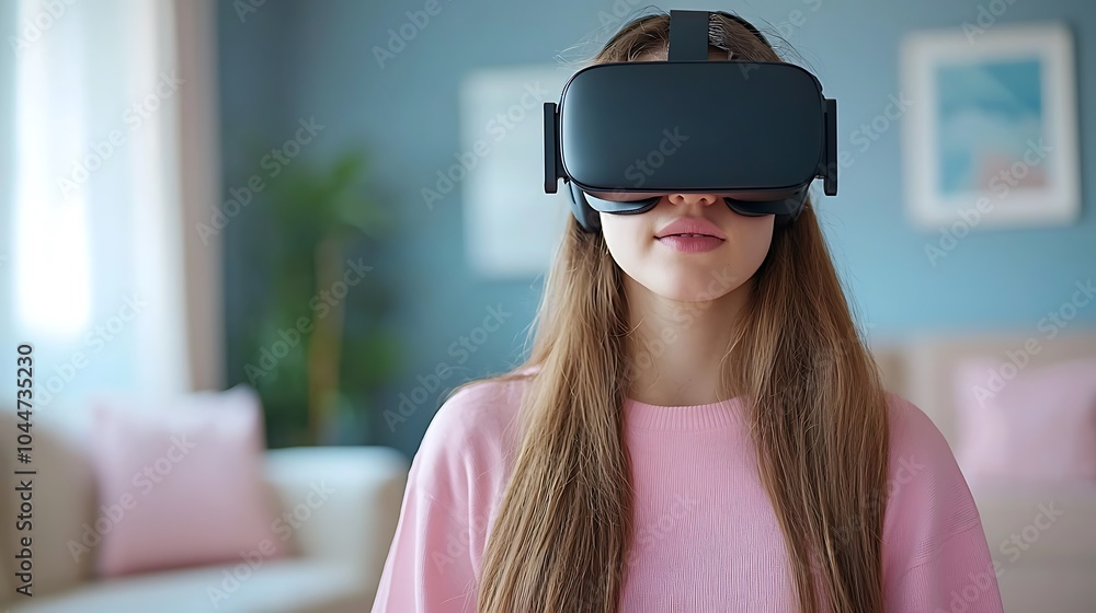 Poster exploring the future of virtual reality a deep dive into immersive technology and its impact on dail