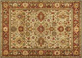 Vibrant Random Rug Type in Eye-Catching Color Adding Style to Modern Interior Decor Collection