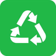 Recycle icon. Trash symbol. Recycling sign, symbol Isolated Vector illustration.