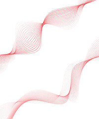 Fototapeta premium abstract red wave background