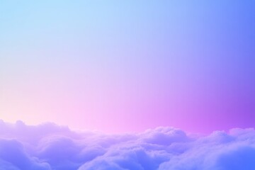 Fototapeta premium Soft Colorful Clouds Under Clear Sky
