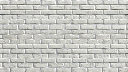 Obraz premium seamless photorealistic white brick wall background pattern