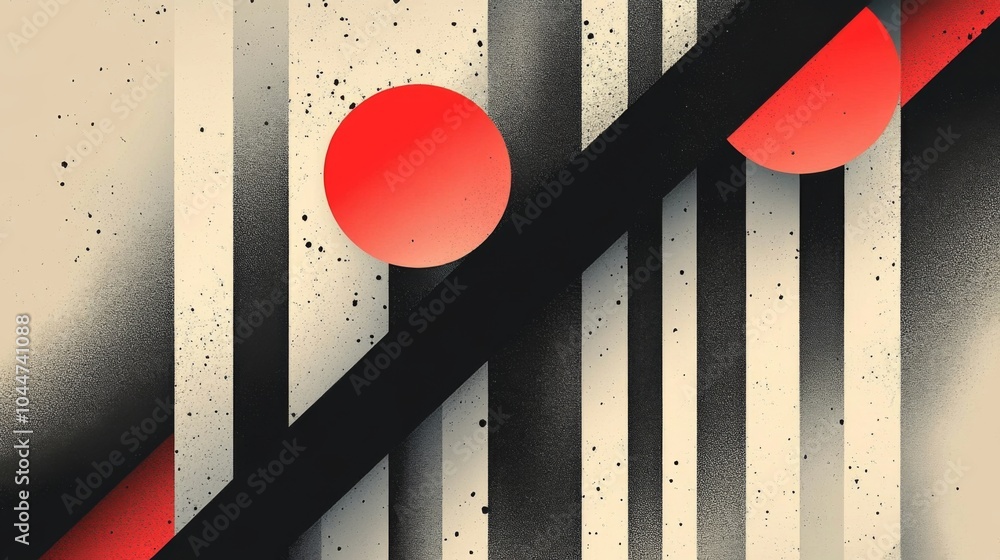 Aufkleber geometric patterns with soft lighting and details