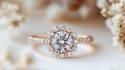 Fototapeta premium Wedding rings for the bride and groom.