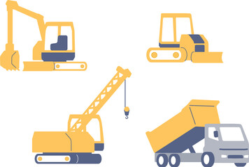 重機のイラストセット