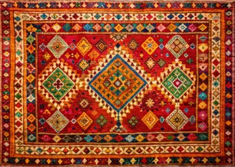 Colorful Moroccan Rugs Displayed in a Bright Room, Adding Vibrancy and Texture to Any Space