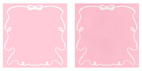 Pink Ribbon Memo Paper Memo Pad Note Pad Paper Post It Digital Blank Paper Blank Note