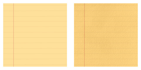 Yellow Paper With Lined Memo Paper Memo Pad Note Pad Paper Post It Digital Blank Paper Blank Note