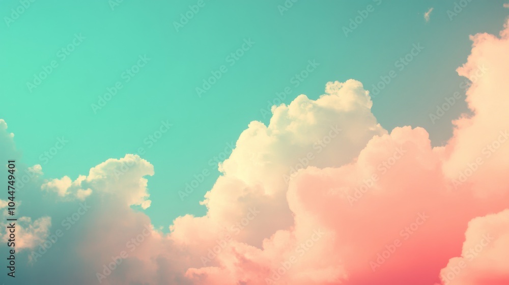 Poster soft focus gradient skies with diffused light