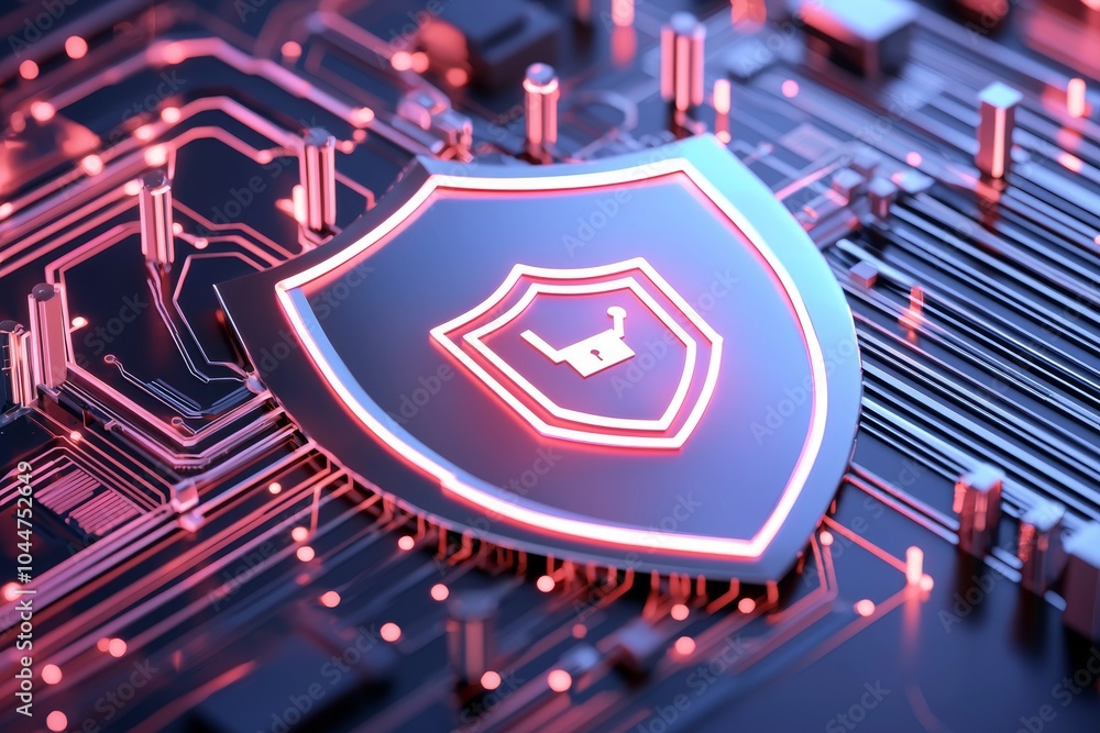 Poster bringing the future to the world through technology data. digital data network protection. high-spee