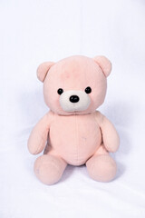 teddy bear toy isolated white background
