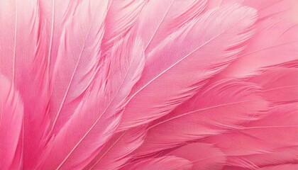 Obraz premium pink feather background