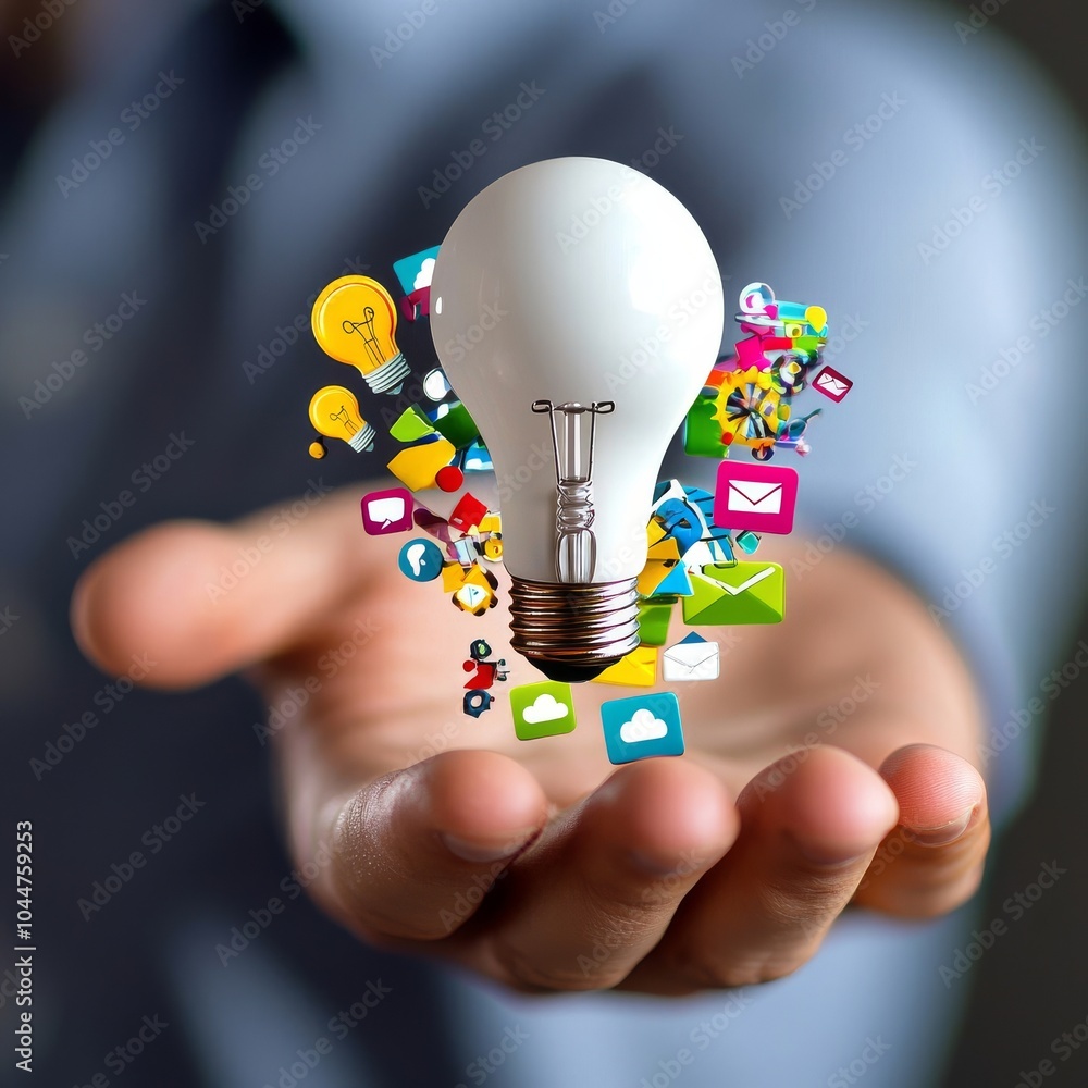 Leinwandbilder insights from analytics technology enhanced successful global business performance through the devel