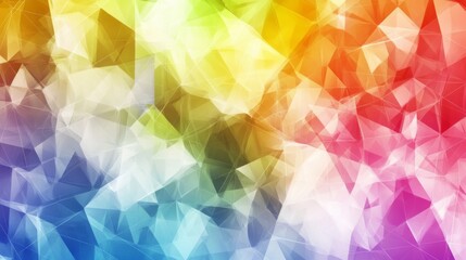 Obraz premium Vibrant Geometric Pattern with Soft Focus Background