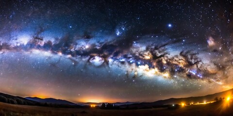 Obraz premium Milky Way Galaxy With Stars and Space Dust in the Universe