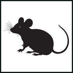 Obraz premium Mice Mouse Rodent Silhouette Rat